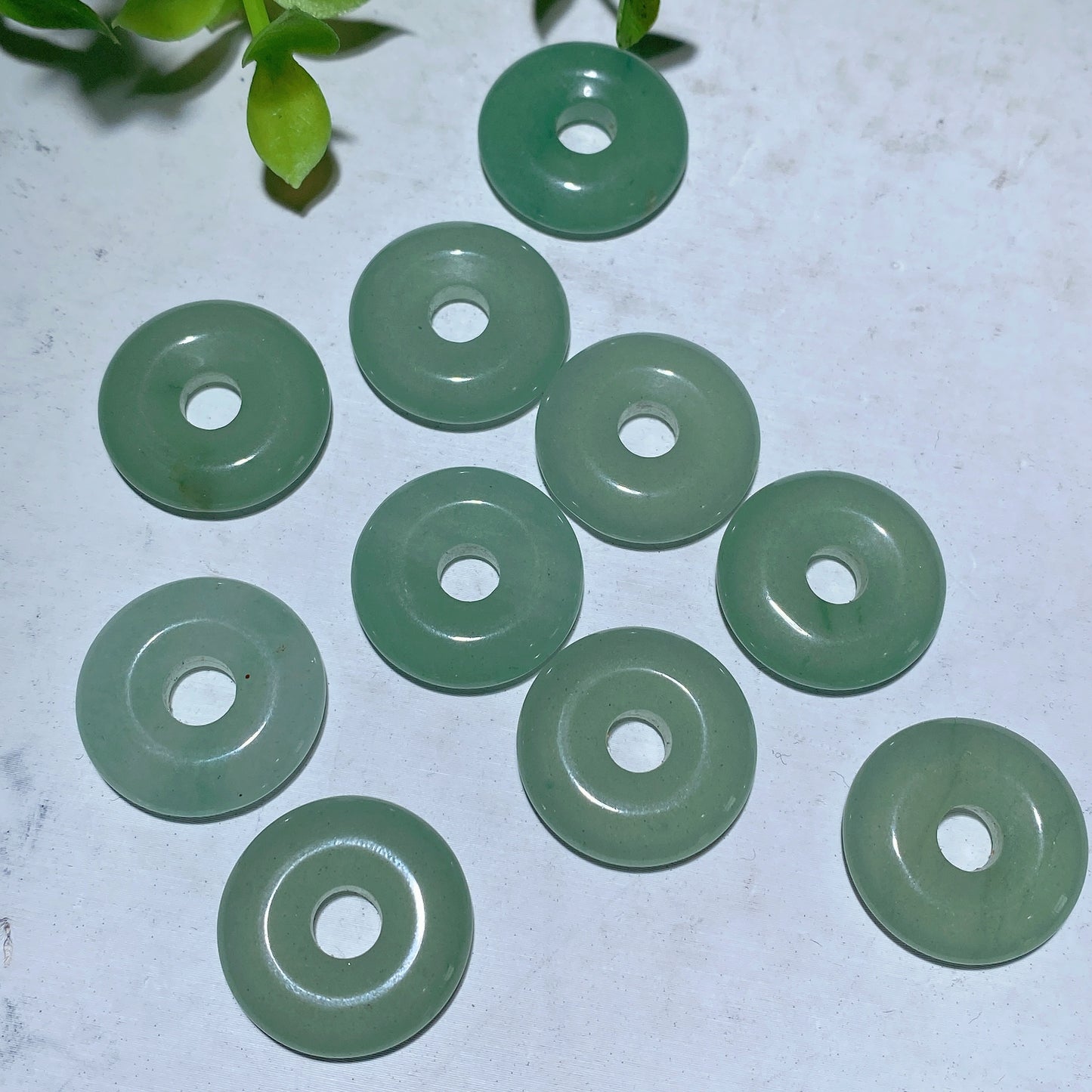 2cm Mixed Crystal Mini Donut Pendant Crystal Healing Bulk Wholesale
