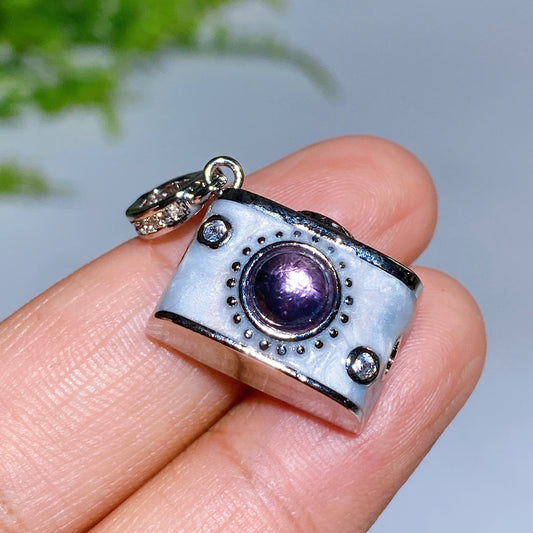 Crystal Camera Design Pendant Crystal Healing Bulk Wholesale