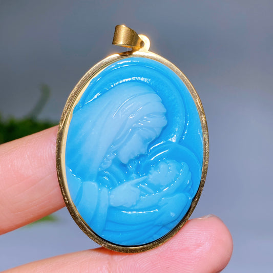 4cm Cameo Pendant Crystal Healing Bulk Wholesale