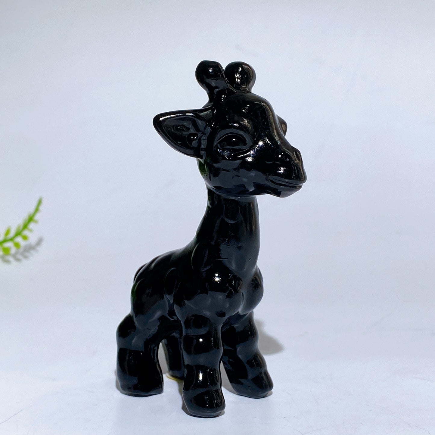 3.1" Natural Crystal Giraffe Carving Crystal Healing Bulk Wholesale