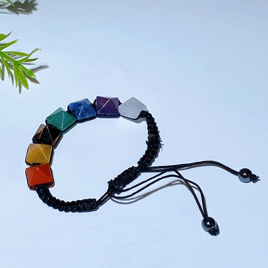 Adjustable Chakra Crystal Bracelet Crystal Healing Bulk Wholesale