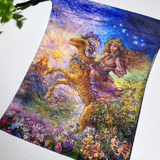 Twelve Constellation Printing Bag Crystal Healing Bulk Wholesale