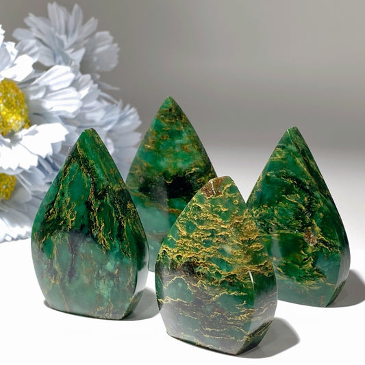 2.0"-2.7" Emeral Free Form Crystal Healing Bulk Wholesale