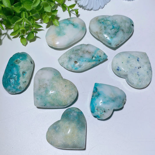 1.8"-2.5" Phoenix Stone Heart Palm Crystal Healing Bulk Wholesale