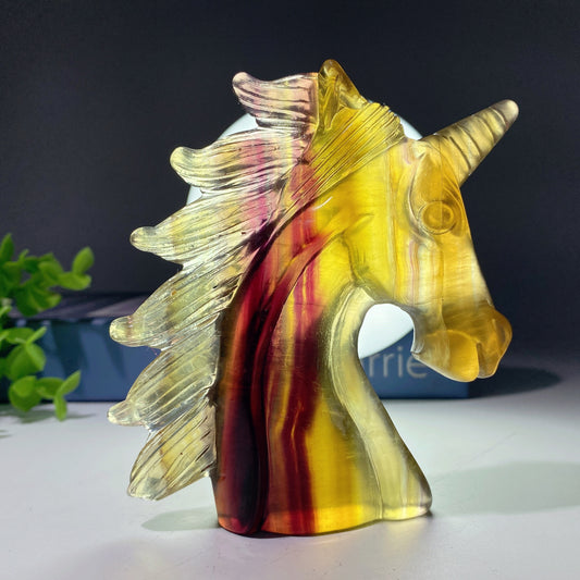 4.5” Mixed Crystal Unicorn Carvings Crystal Healing Bulk Wholesale