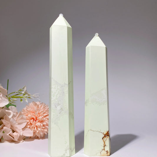 15-22cm 100% Natural Magnesite Tower Crystal Healing Bulk Wholesale