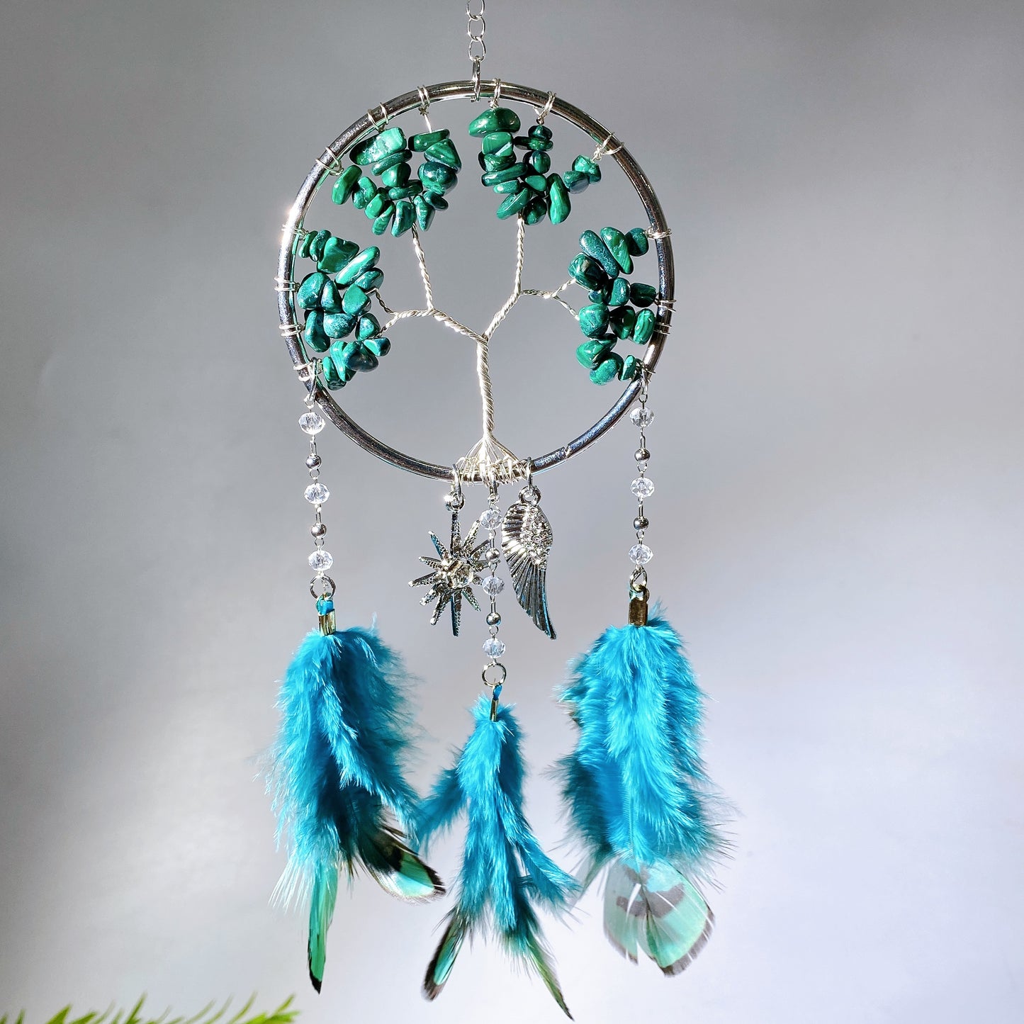 28cm Natural Crystal Dreamcatcher Crystal Healing Bulk Wholesale