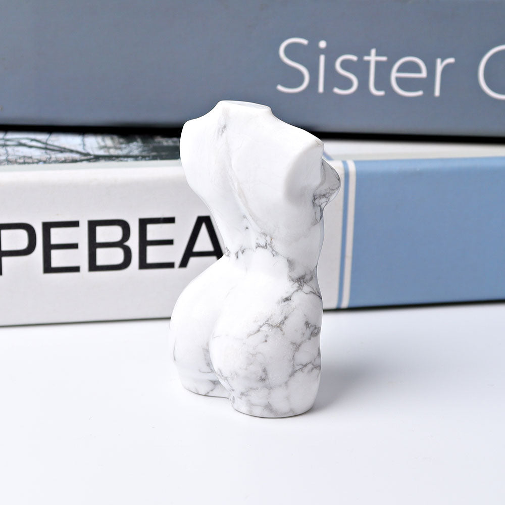 2.64" Howlite Model Carving Crystal Healing Bulk Wholesale