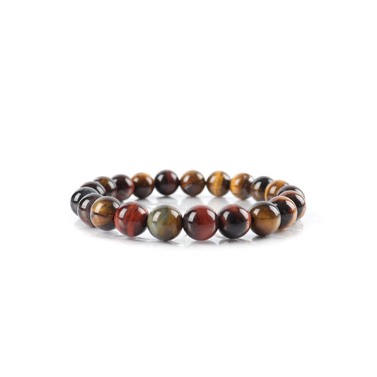 8mm Rainbow Tiger Eye Bracelet