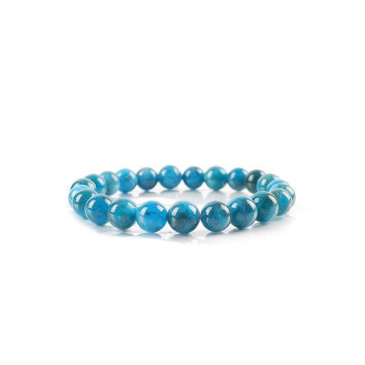 8mm Blue Apatite Bracelet