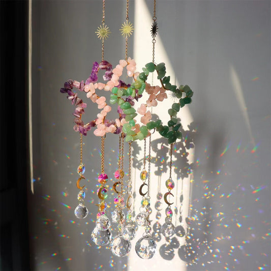 11cm Crystal Suncatcher Hanging Ornament for Home Decor Bulk Wholesale