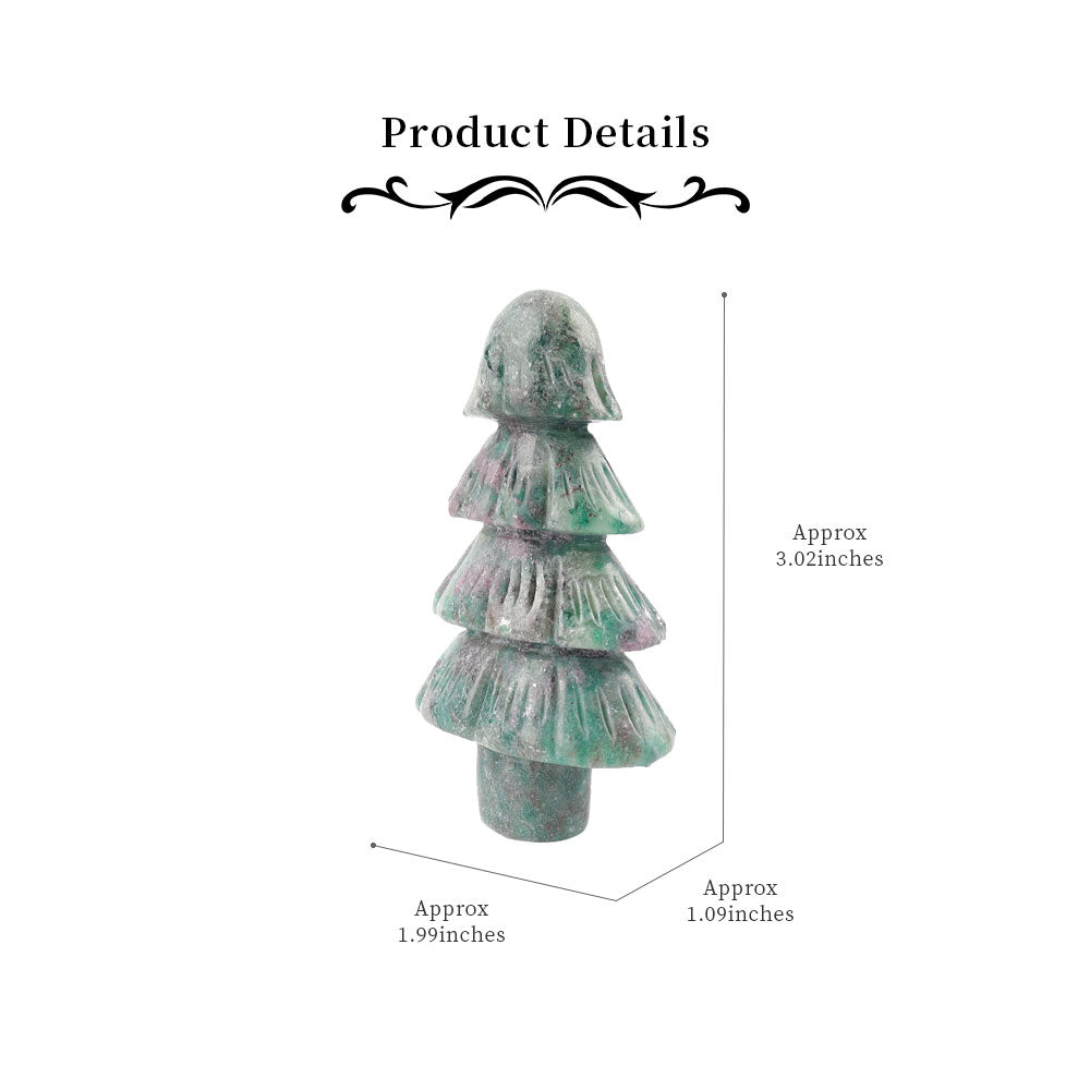 Ruby in Kyanite Christmas Tree