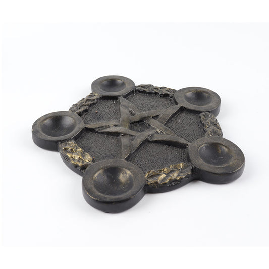 7.2" Resin Pentagram Plate Stand