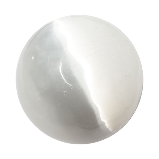 10cm Selenite White Sphere Ball