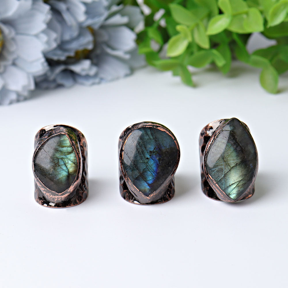 Labradorite Vintage Crystal Ring
