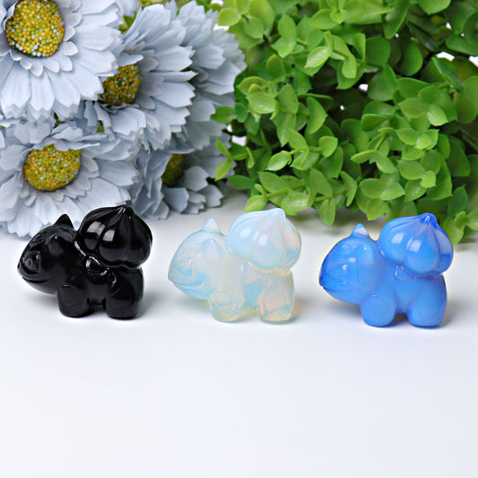 1.8" Bulbasaur Crystal Carvings