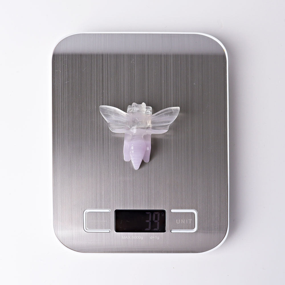 2.4" Fluorite Bumble Bee Crystal Carvings