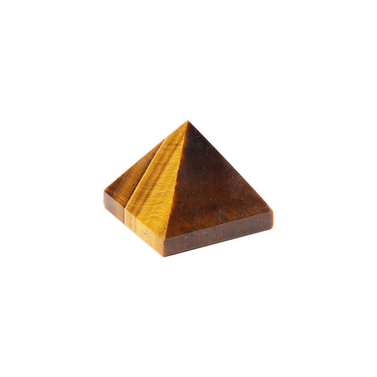 Tiger Eye Crystal Carving Pyramid
