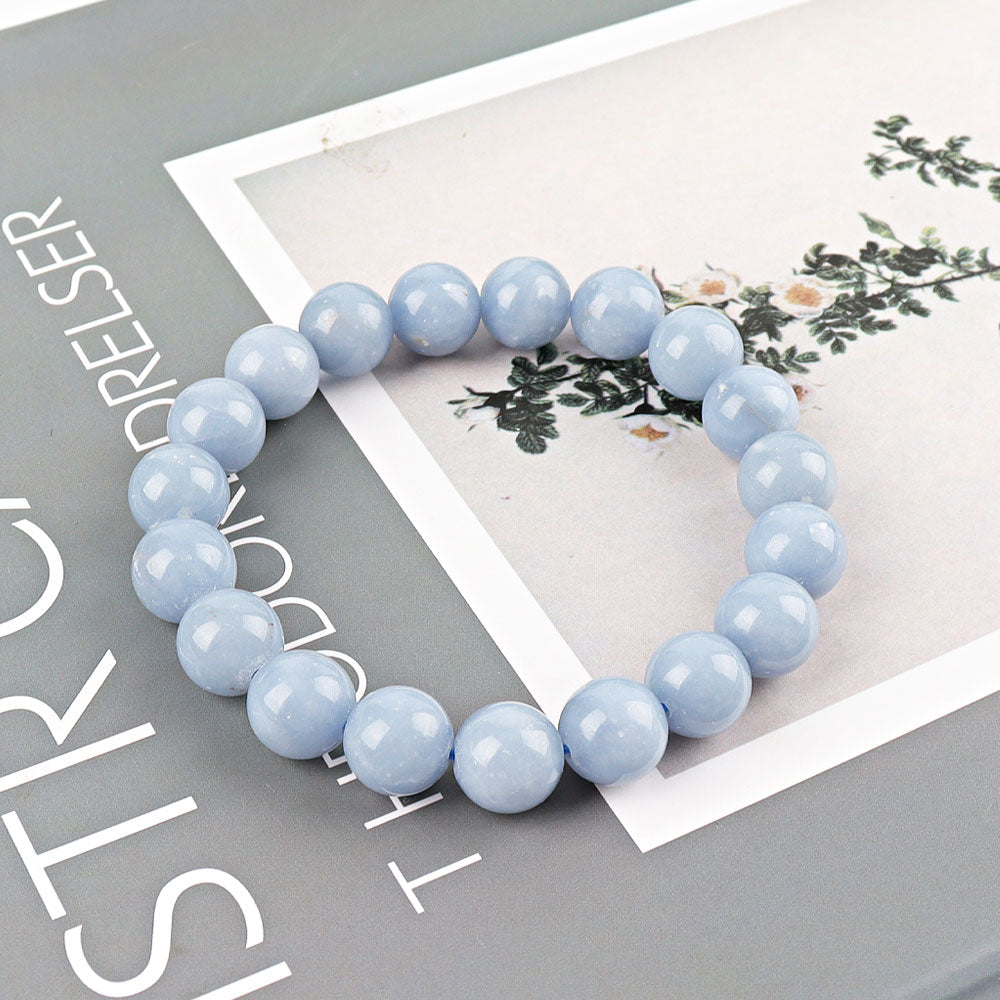 10mm Angelite Crystal Bracelet
