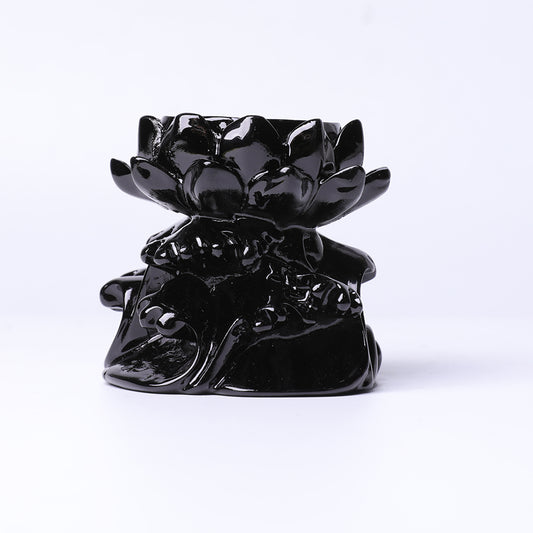 7cm Resin Lotus Base Stand