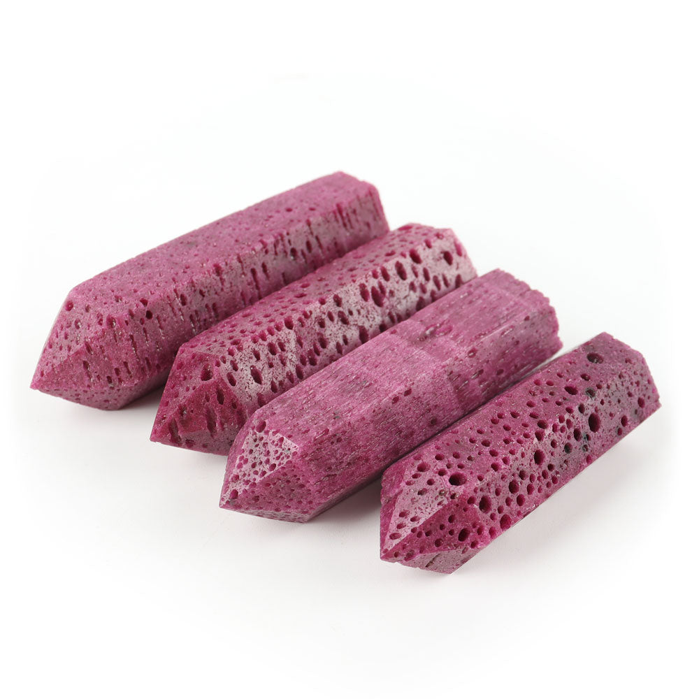 Healing Crystal Honey Comb Ruby Crystal Tower Points