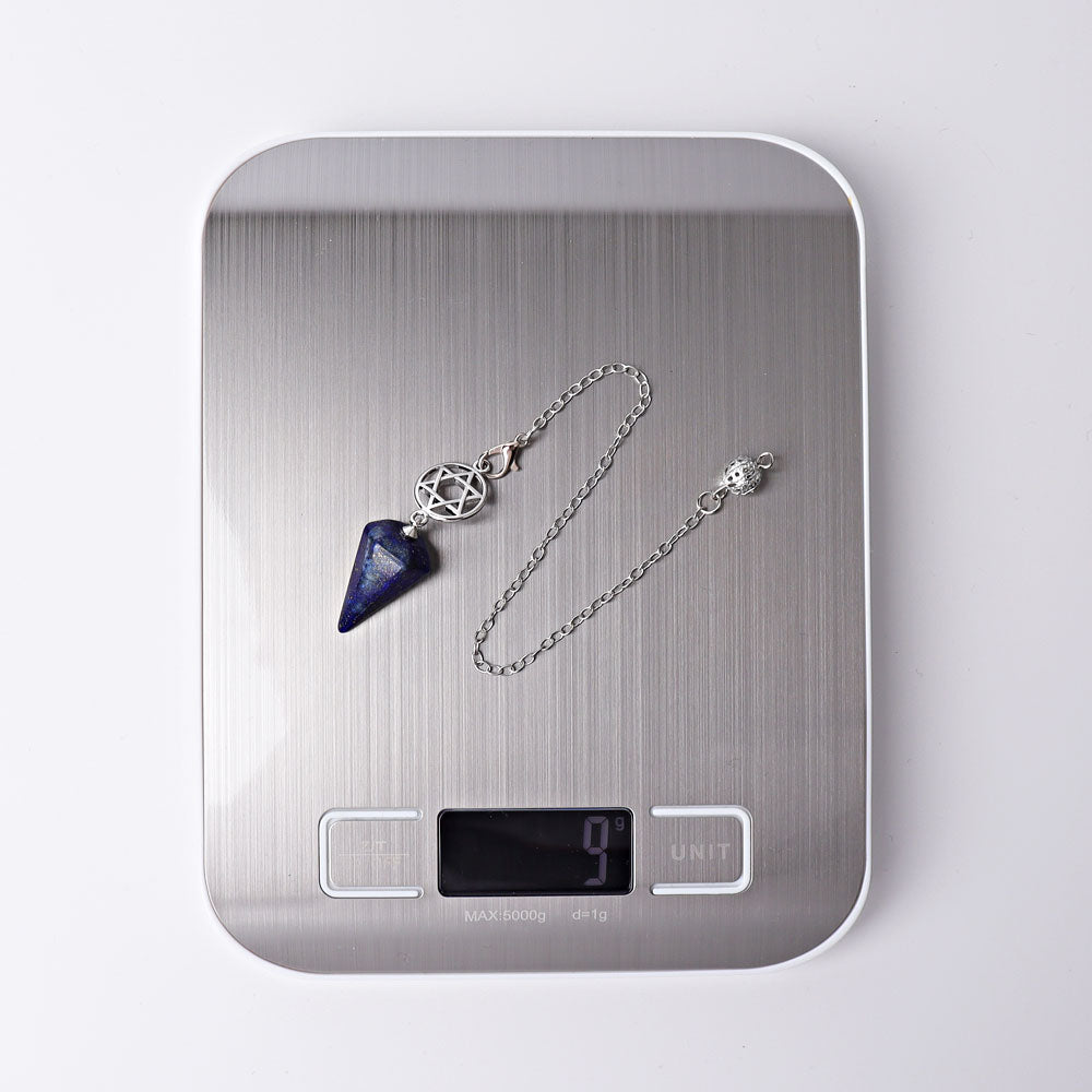 9" Arrow Head Crystal Pendulum