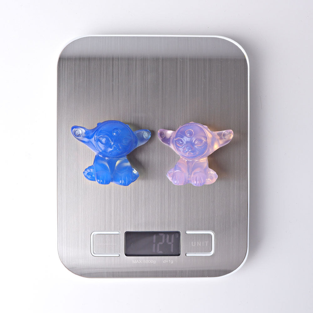 1.8" Elf Crystal Carvings