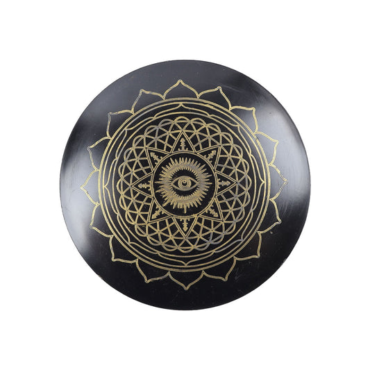 Black Metal Plate Stand