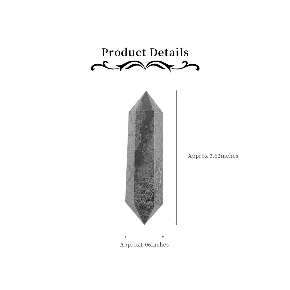 Set of 5 Dragon Blood Stone Double Terminated Points