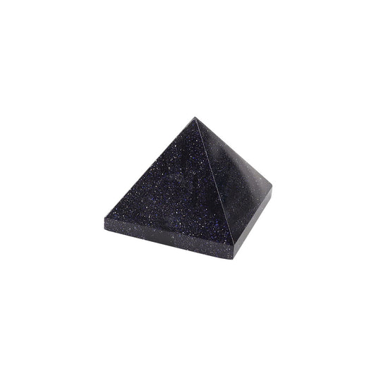 Blue Sand Stone Crystal Carving Pyramid