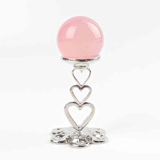 Metal Heart Decorative Stand Holder