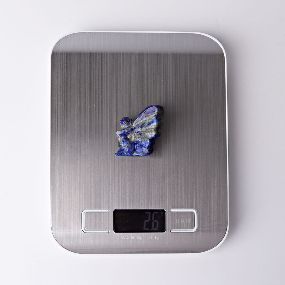 1.5" Lapis Fairy Crystal Carvings