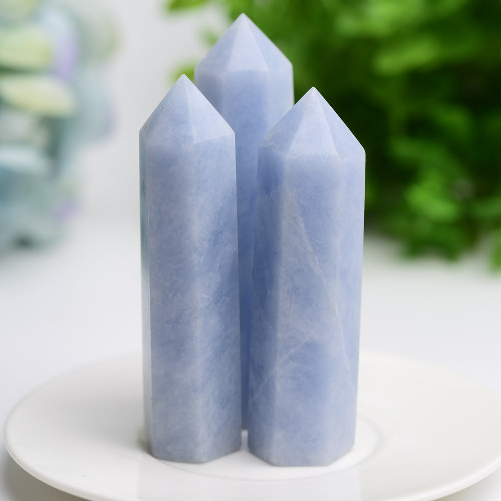 2.5"-4.5" Celestite Points Bulk Wholesale