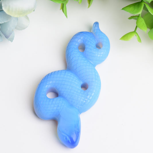 4.0" Snake Crystal Carving