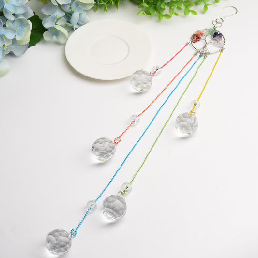 Life Tree Suncatcher Crystal Hanging