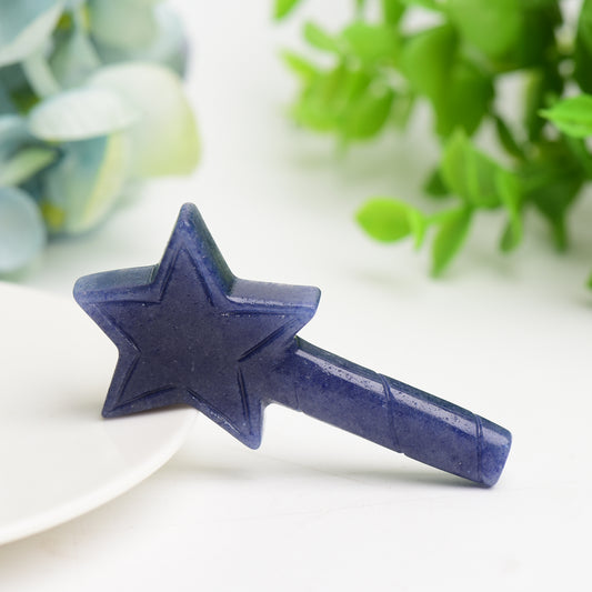 2.7" Star Magic Wand Crystal Carving Crystal Healing Bulk Wholesale