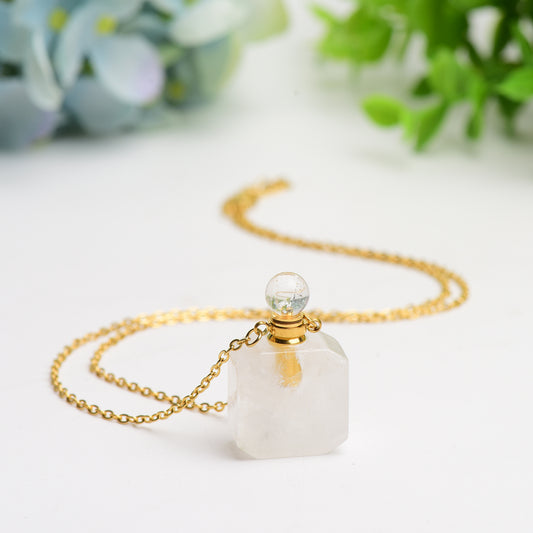 Mixed Crystal Necklace with Perfume Bottle Bulk Wholesale