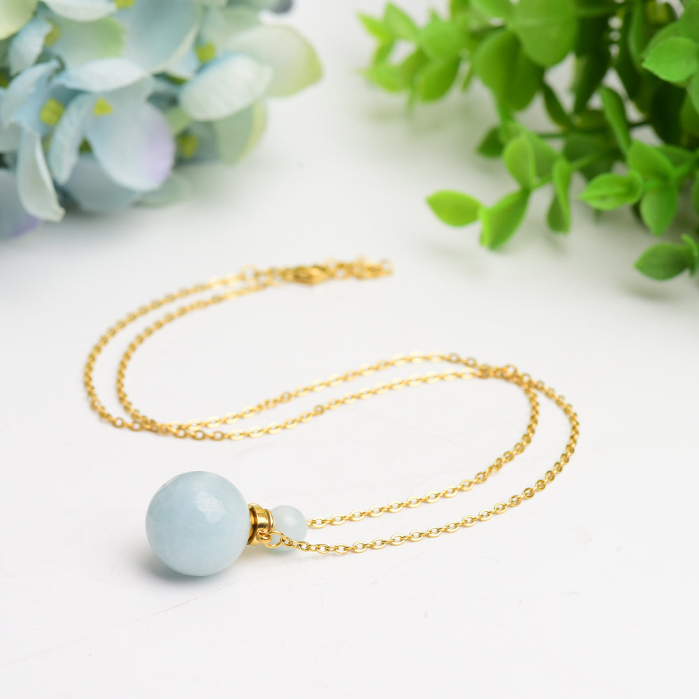 Mixed Crystal Necklace with Perfume Bottle Bulk Wholesale