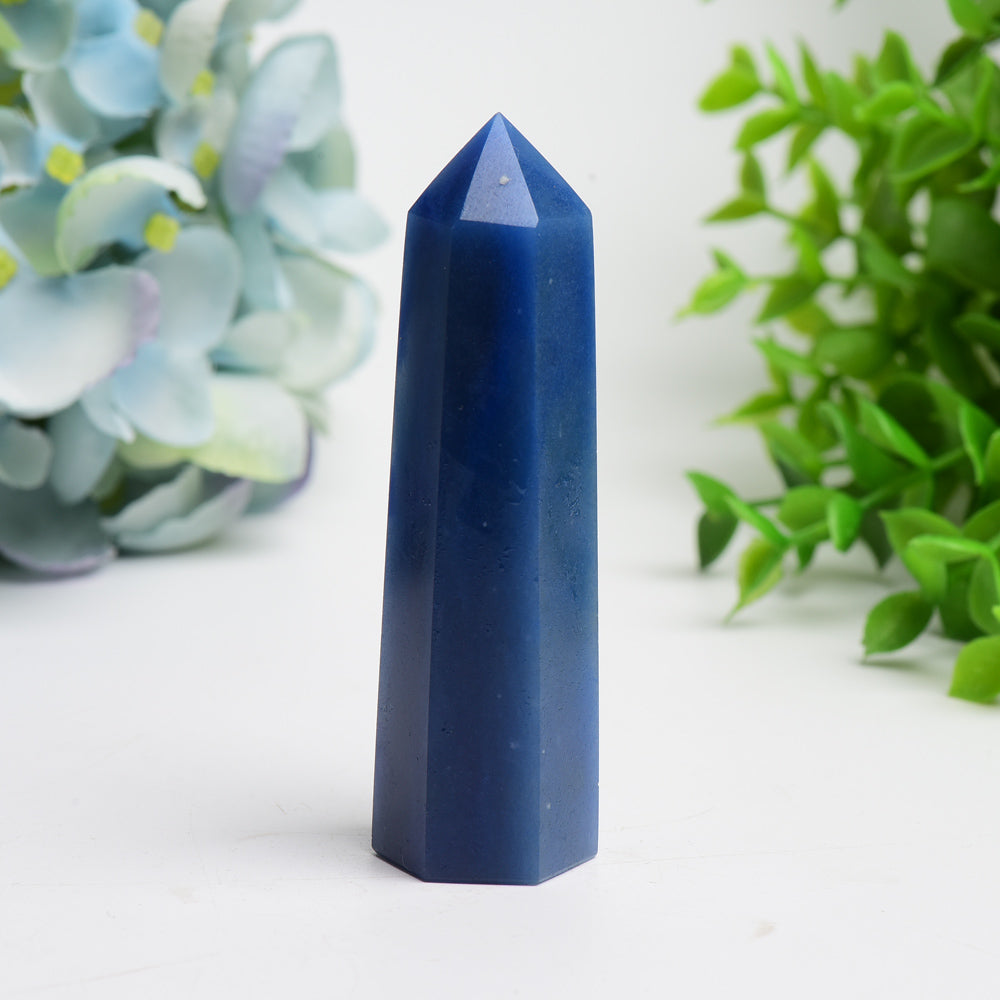 2.5"-4.0" Blue Aventurine Crystal Point Crystal Healing Bulk Wholesale