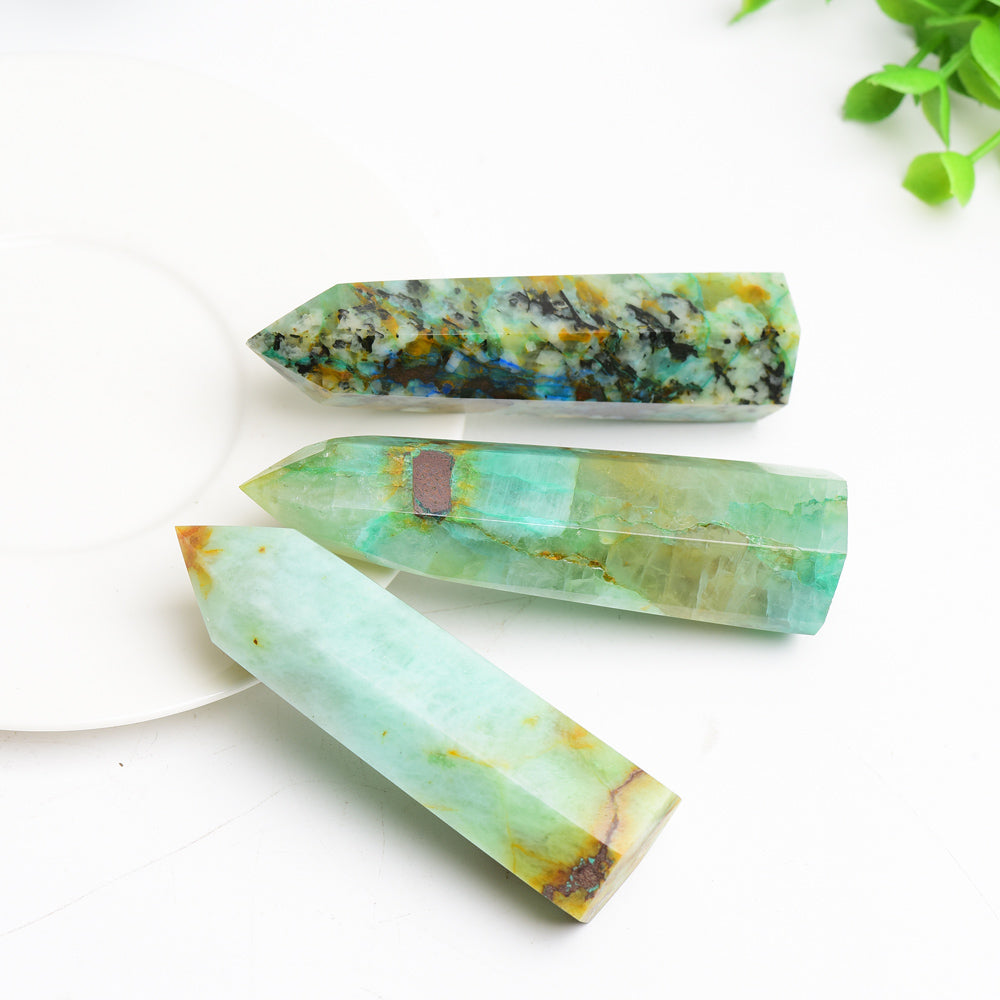 2.5"-4.0" Phoenix Grow with Azurite Crystal Point Crystal Healing Bulk Wholesale