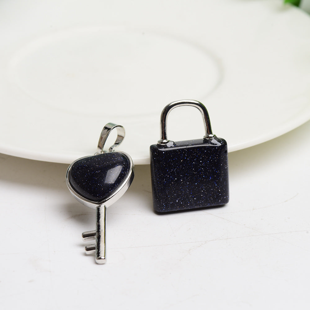 New Design Key and Locker Crystal Pendant Crystal Healing Bulk Wholesale