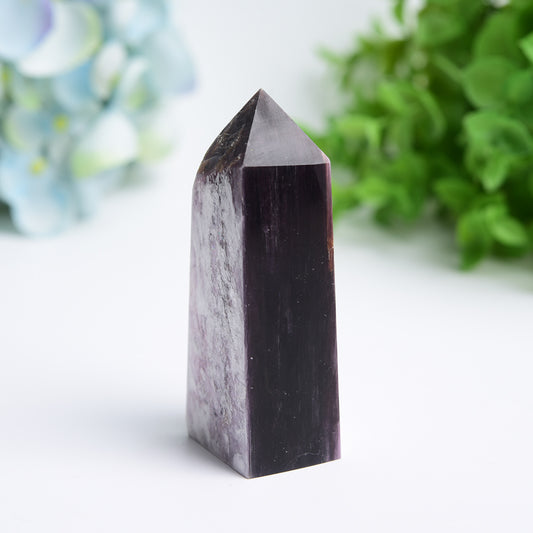 2.5"-4.0" Purple Lepidolite Crystal Tower Crystal Healing Bulk Wholesale