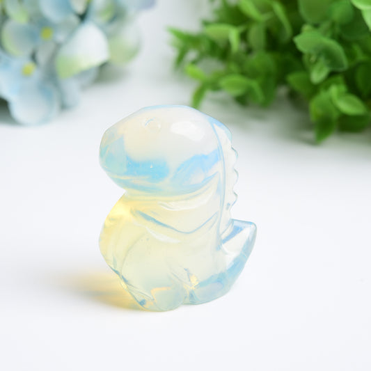 1.9" Mixed Crystal Dinosaur Carving Crystal Healing Bulk Wholesale