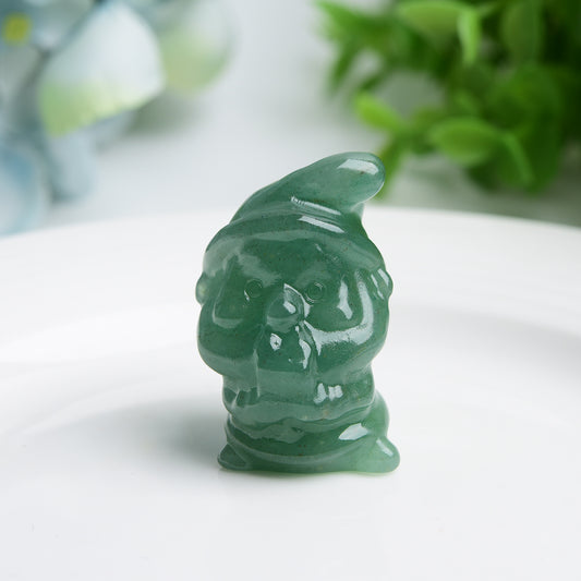 1.5" Mixed Crystal Santa Christmas Carving Crystal Healing Bulk Wholesale