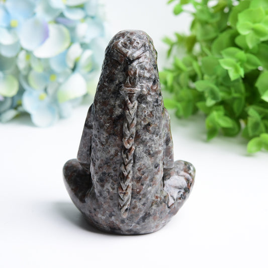 3.9" Yooperlite Mother of The Earth Crystal Carving Crystal Healing Bulk Wholesale