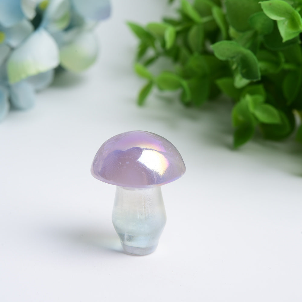 1.3" Aura Crystal Mushroom Carving Crystal Healing Bulk Wholesale