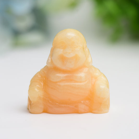 1.4" Mixed Crystal Buddha Crystal Carving Free Form