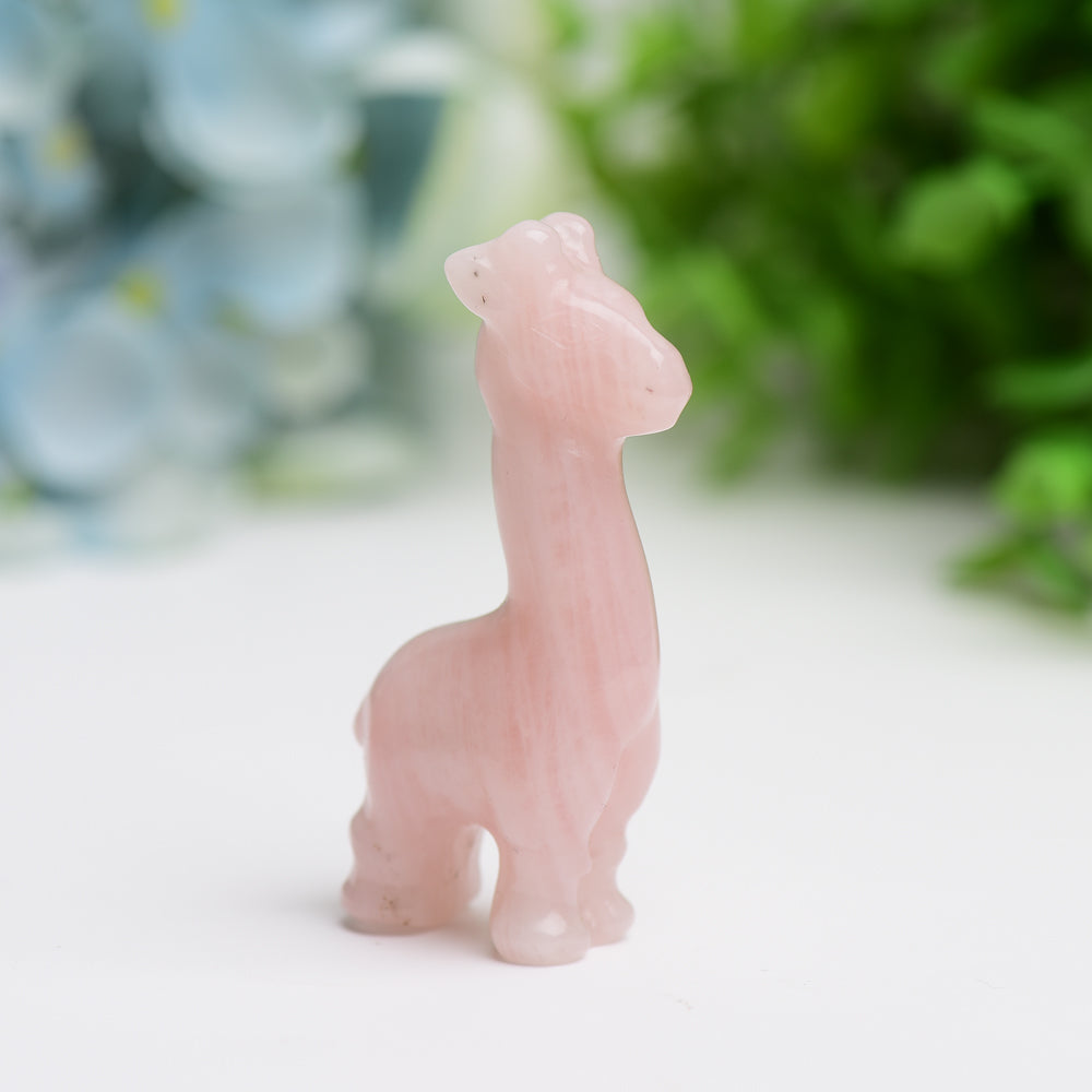 2.5-3.5cm Mixed Crystal Giraffe Animal Crystal Carving