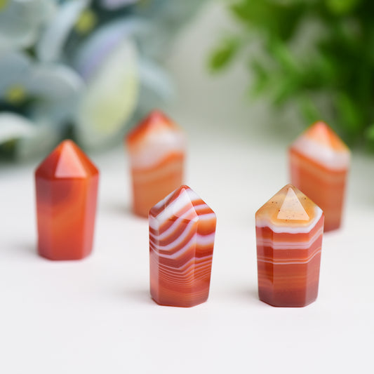 1.0" Carnelian Mini Crystal Point