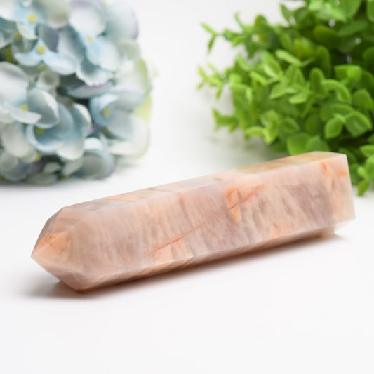 5.0"-8.0" Peach Aventurine Crystal Tower Bulk Wholesale